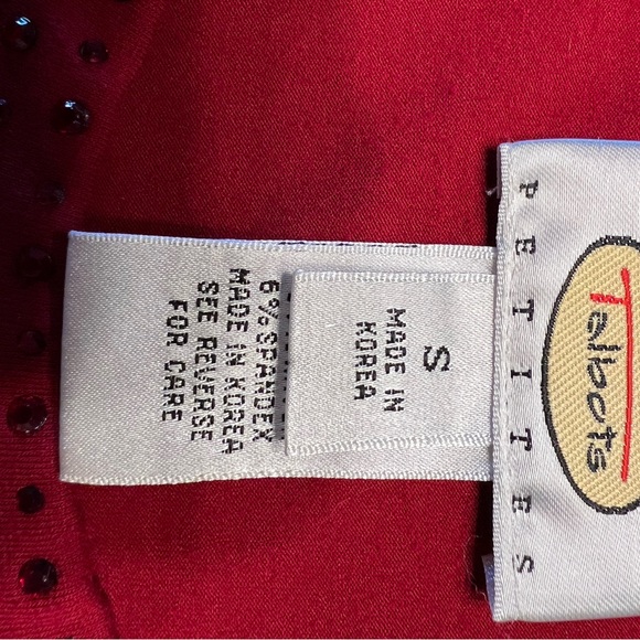 “Talbots” Seasonal Christmas Style Red Tank Shirt - Picture 8 of 15